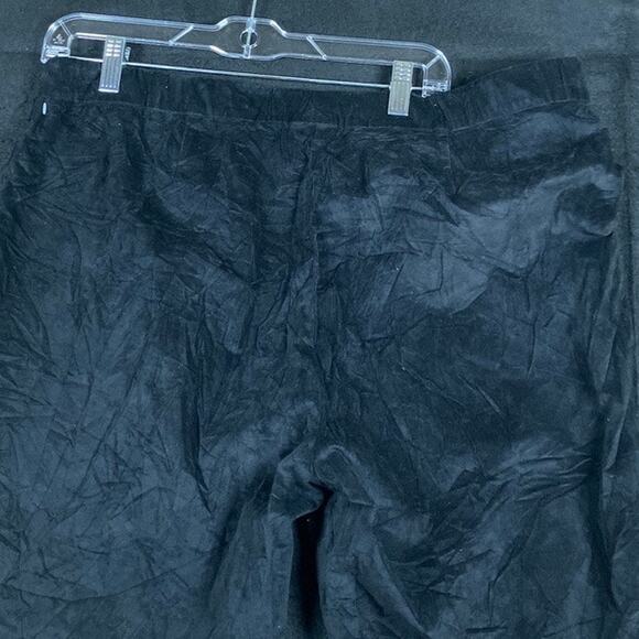 J Jill Womens Pants Black Pull On High Rise Velour Ankle Stretch 18 Petite - Picture 10 of 11
